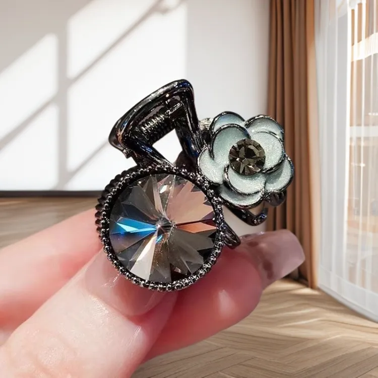 发夹气质网红黑色发卡复古简约小抓夹固定神器精致ins