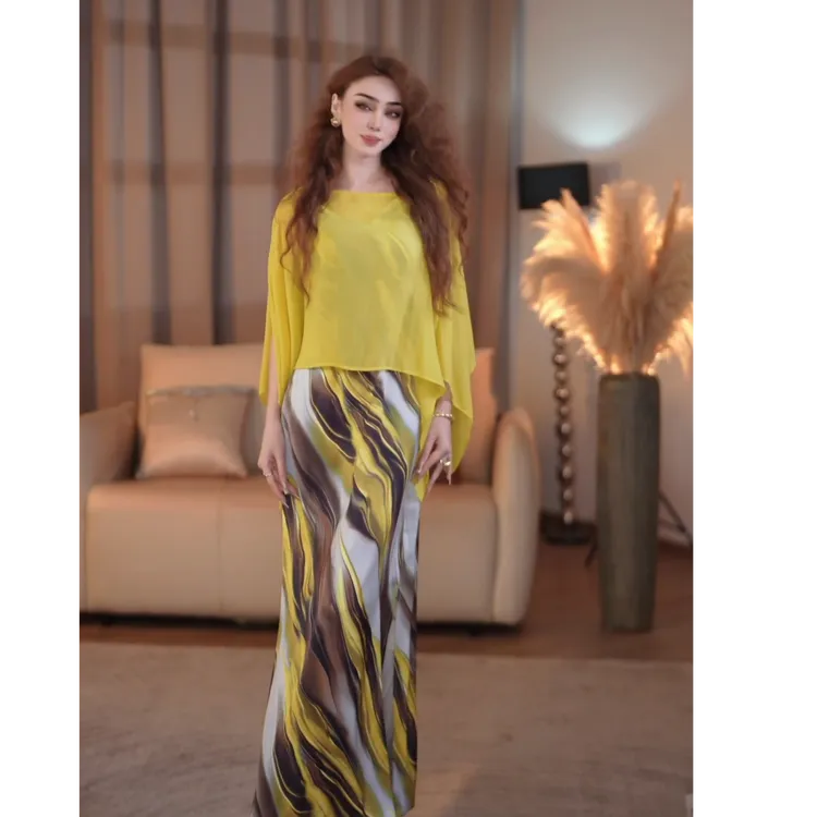 【爱妃】金色荣耀 气质显瘦法式春夏新品日常连衣裙-YL20178