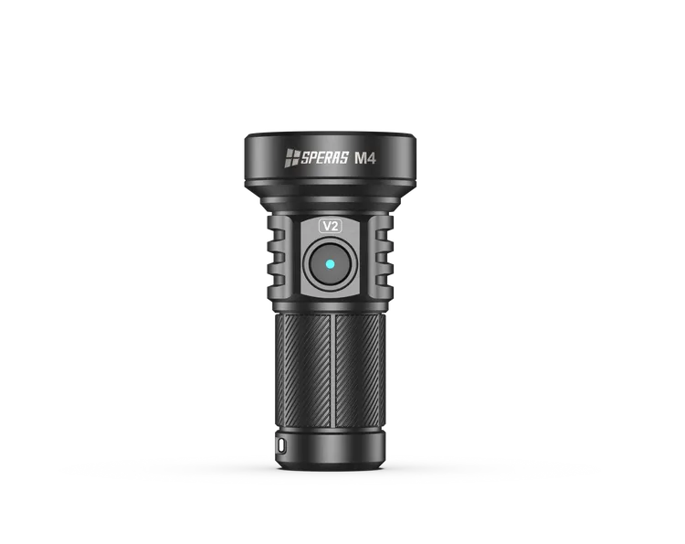 SPERAS思贝M4V2流明2000射程700米C口直充强光远射手电筒