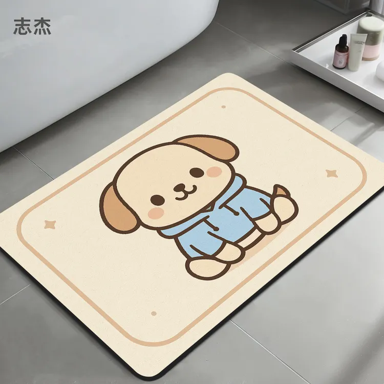 吸水速干地垫浴室吸水地垫卫生间吸水地垫入户地垫卡通地垫