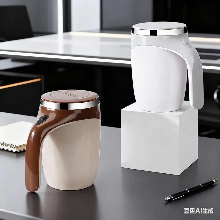 维维豆奶不锈钢懒人咖啡搅拌杯自动磁力旋转电动牛奶杯马克 杯子d