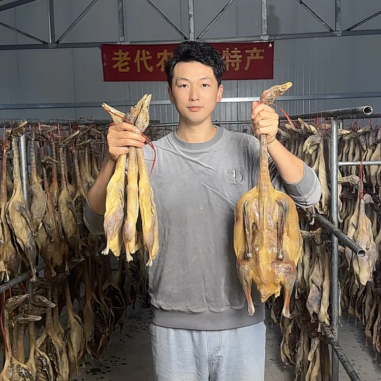 【王振专属】【到手四只】一只三花鹅+三只稻田鸭 安徽腊鹅 无翅爪内脏