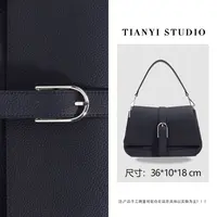 【天一甄选】ZG-M8503-黑色  轻奢高级韩版单肩潮流女包