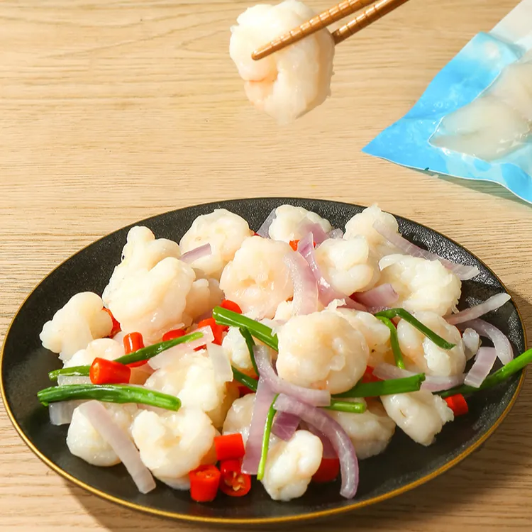 洪泽湖厂家无冰淡水河虾仁去虾线活虾现剥Q弹水晶大虾仁