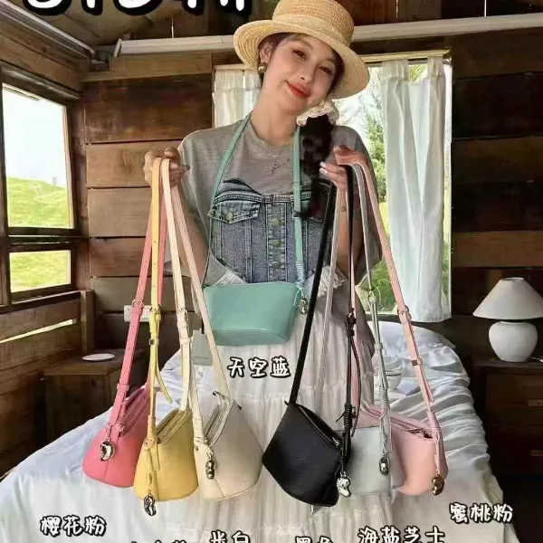 小众元宝包韩版8154文艺风气质单肩包时尚贴边袋斜挎款潮流