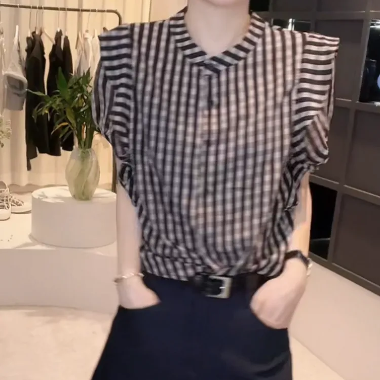 圆领设计感时尚百搭短袖女2025夏季新款百搭时尚休闲上衣显瘦小众