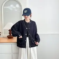 牛仔外套女短款春秋2025新款韩版复古宽松高级感小个子夹克上衣