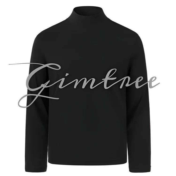 Gimtree德绒打底衫加绒简约百搭冬季保暖打底卫衣vibe高领正肩