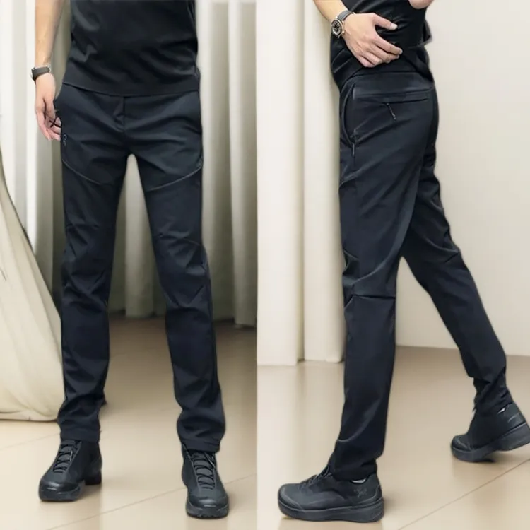 冬季男士工装休闲裤男士修身冲锋裤男款冬款裤子男士秋冬直筒裤子