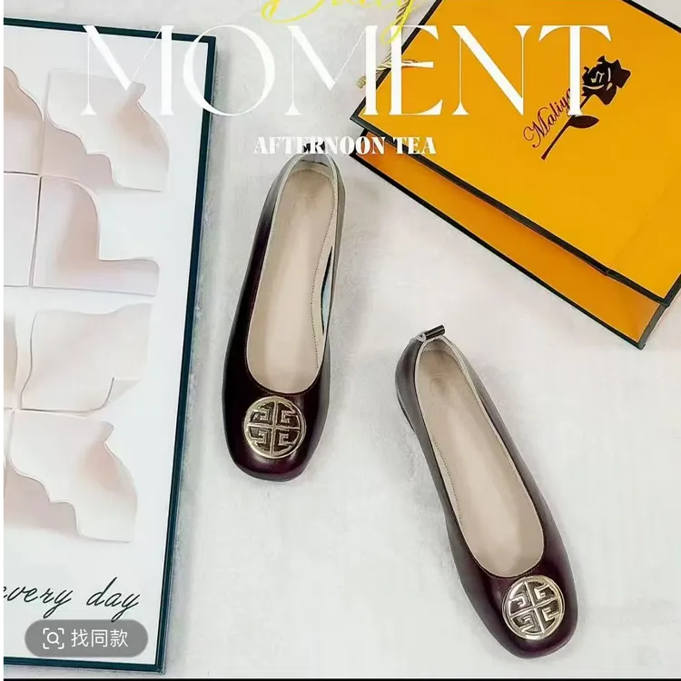 2025内增高单鞋法式皮鞋            