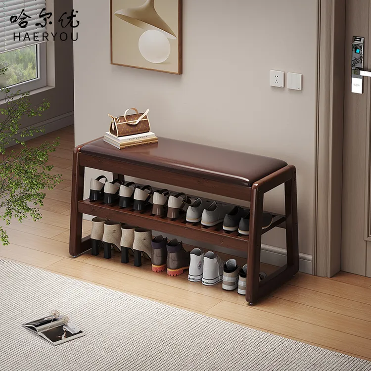 鞋柜小户型省空间门厅简约可坐式穿鞋凳家用客厅沙发凳软包长条凳