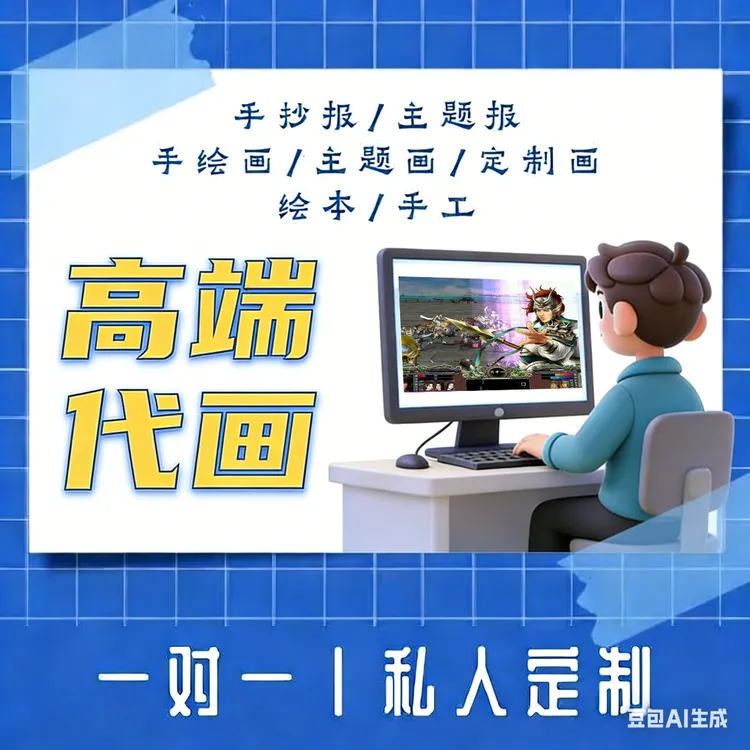 二哥专属手绘彩色阅读手抄筱报设计创作服务