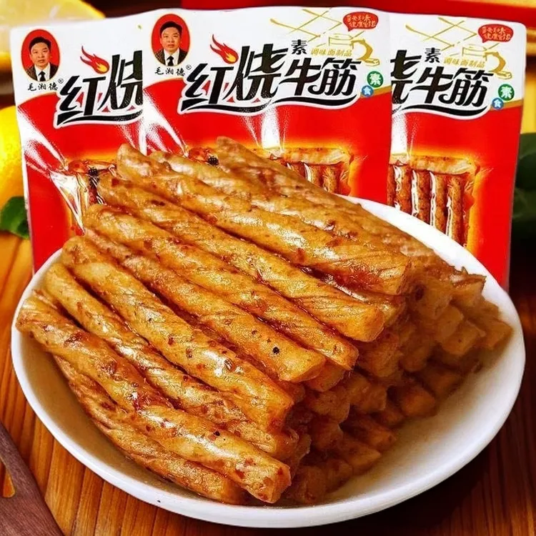 毛湘德红烧牛筋辣条8090后儿时怀旧零食小时候校园童年食品