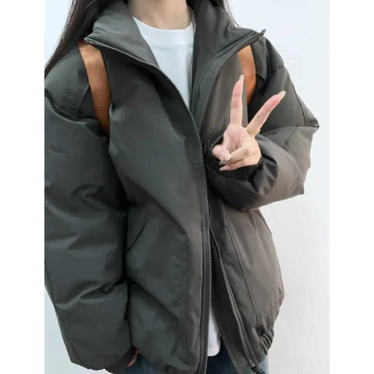 美式复古立领棉服男冬季cleanfit飞行员夹克休闲百搭短款棉衣外套