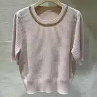 GINAYOLAN/瑾颜【小尾巴】春夏新品针织套衫