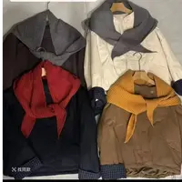 休闲百搭加厚围巾短外套