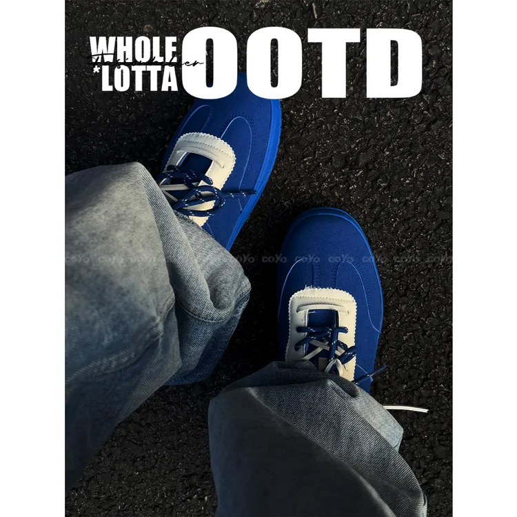 aoyo*25SS/经典低帮德训鞋 百搭休闲板鞋 潮流Cleanfit男鞋