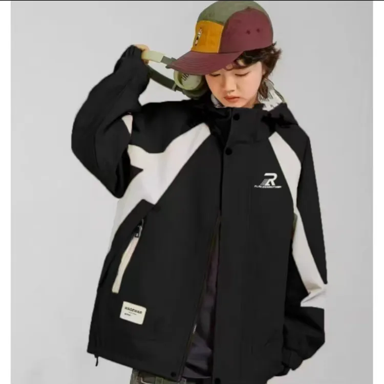 春季黑白拼接百搭宽松春季外套 （170-180）潮流男童2502