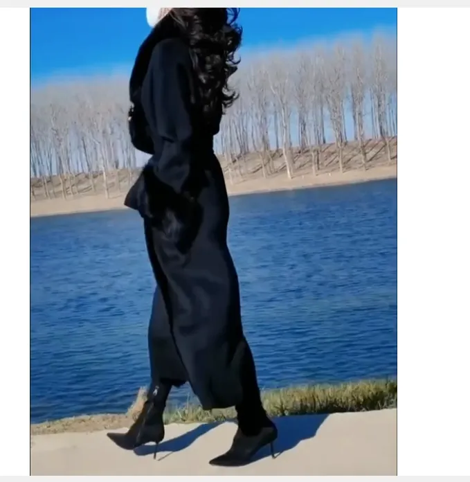 2024冬季新款时尚女装网红高级感休闲爆款外套女长款幸