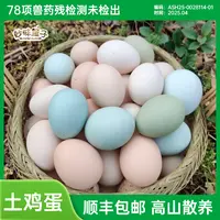 【妙味篮子】顺丰包邮现捡现发山林散养生态土鸡蛋 蛋小黄大不发腥