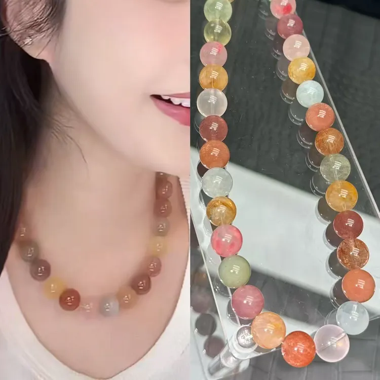 韦雪同款天然水晶多宝项链气质时尚百搭送闺蜜礼物