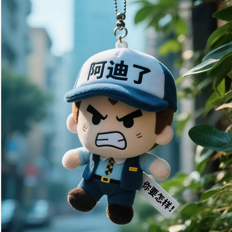 山西文创山西方言发声玩偶阿迪了挂件旅游纪念品