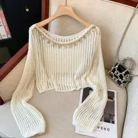 7513 W镂空针织衫