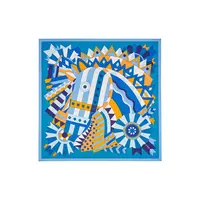 未使用 Hermes/爱马仕 Jessie庆典骏马 90方巾TP032438