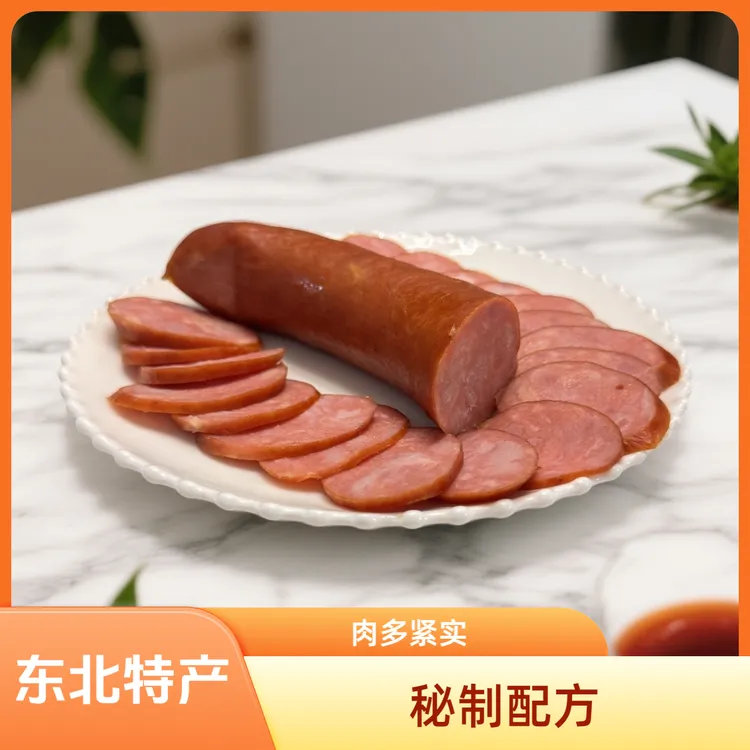 东北特产大肉块香肠火腿肠