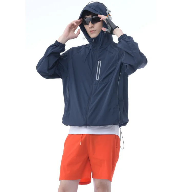 【李晨nic专属】防紫外线衣夏情侣轻薄连帽防晒皮肤衣25006