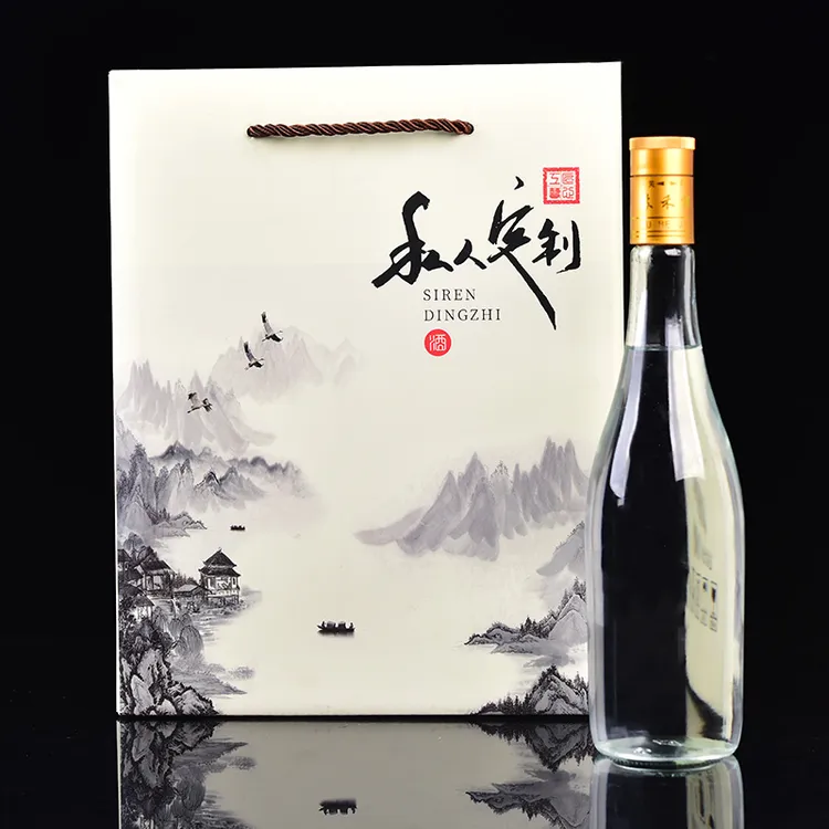 石安河私人定制纯粮五粮酒招待用酒光瓶酒浓香型42度