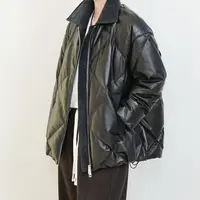 【小钱总】菱格纹 真皮鹅绒服外套-150g YRF H24-211-1（24292-1）