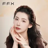 弗弗西FFX【柔雾轻云】设计师定制款高颅顶百搭水貂毛齿梳发箍