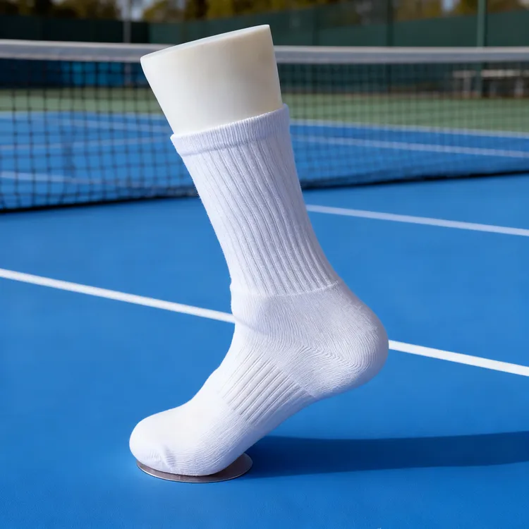 秋冬长筒网球袜加厚纯棉运动袜防臭抗起球保暖男款