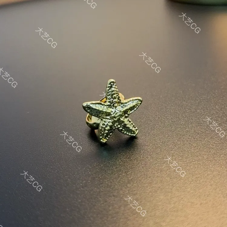 铜合金戒指 海星复古金色小众指环时尚配饰戒指RICug 0410