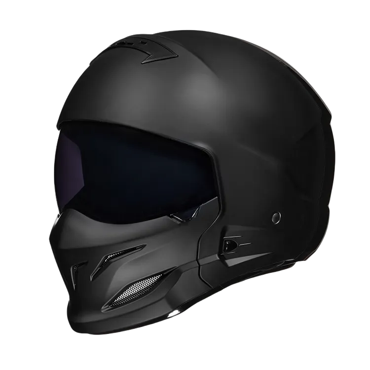 3C认证复古电动机车摩托车全盔半盔组合男女四季夏季盔四三蝎子盔