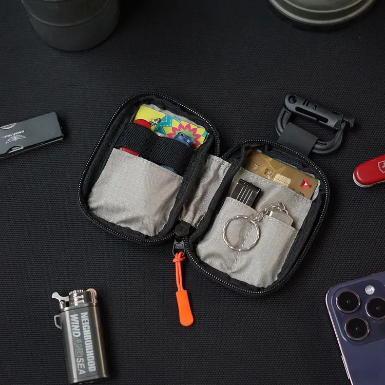 DOOMGEAR迷你白洞收纳包凯夫拉大力马考杜拉对开多功能证件包机能