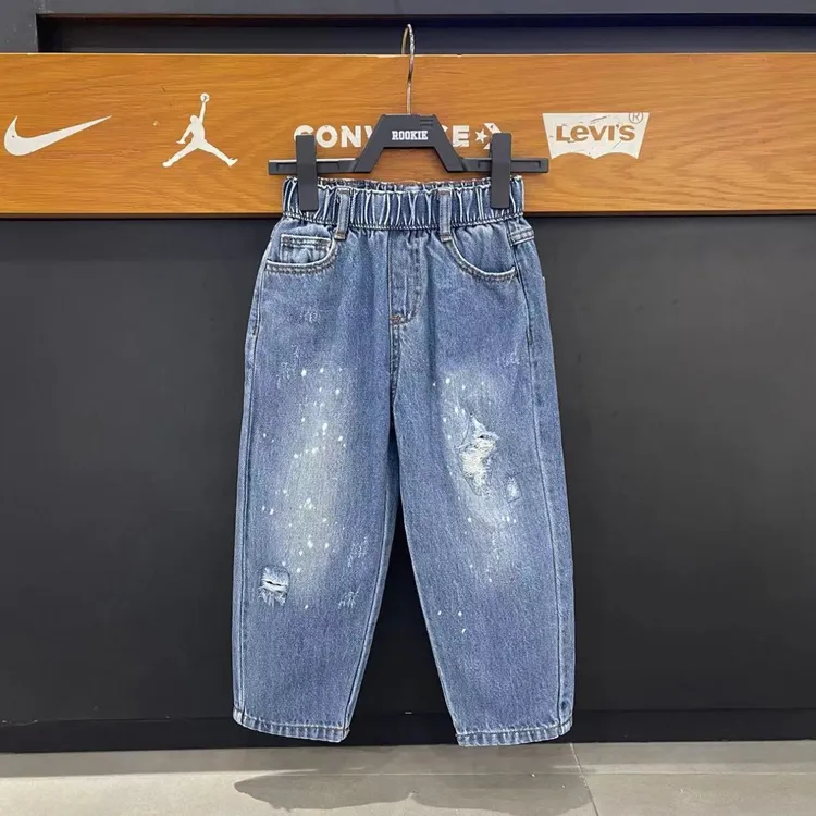 【官方旗舰】Levi's李维斯童装长裤春季新款男童牛仔长裤束脚裤M885