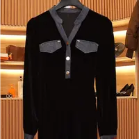 长裙轻职风碎花高腰显瘦见外包装拼接吊带秋季连衣裙ff3242