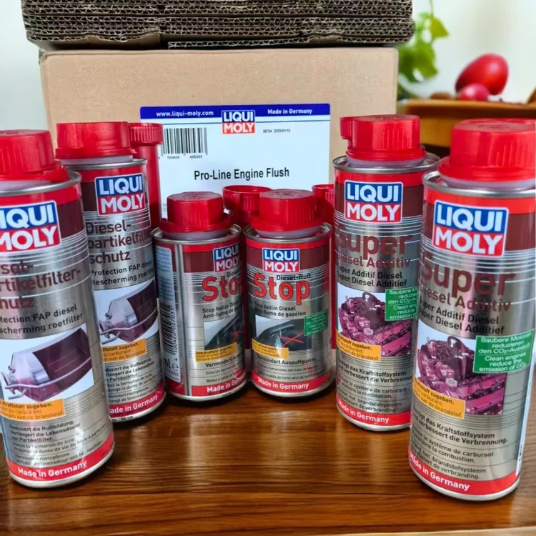 力魔柴油三剑客(喷油嘴清洗/三元清洗/止烟剂)加油箱6支