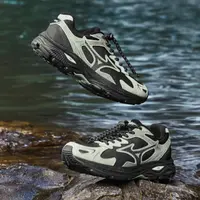 Mizuno/美津浓25秋冬加厚山系复古运动户外休闲跑鞋RACER S防泼水