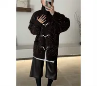 全毛彩点纱开衫外套毛衣*25Q9Y079
