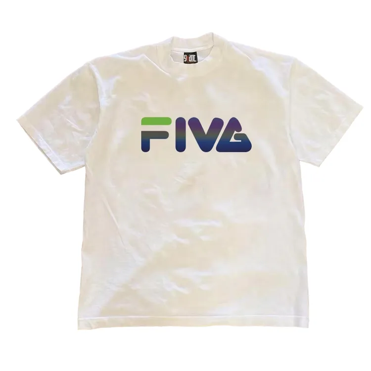 美式痞帅重磅纯棉圆领短袖T恤男女款夏季ins潮牌男士休闲百搭上衣