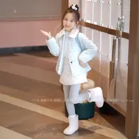 媛媛公主【云朵甜心】2025冬女童休闲甜美百搭棉服外套潮15316L012