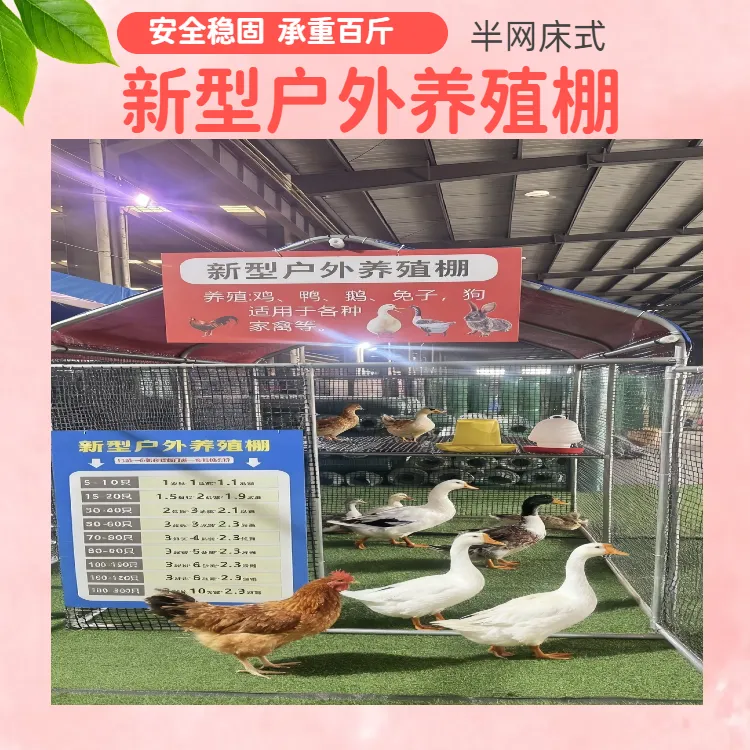 户外鸡棚家禽兔小鸽子清仓防雨家用新型养殖棚只鸡专用特大号笼子