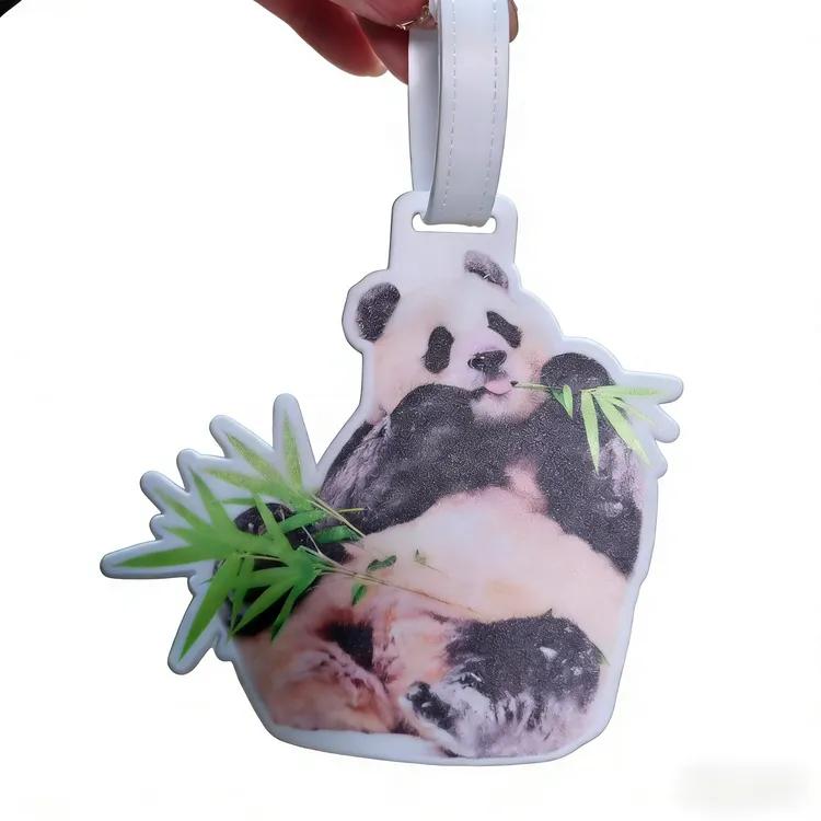 福宝周边糖霜防丢失行李牌包挂 车挂