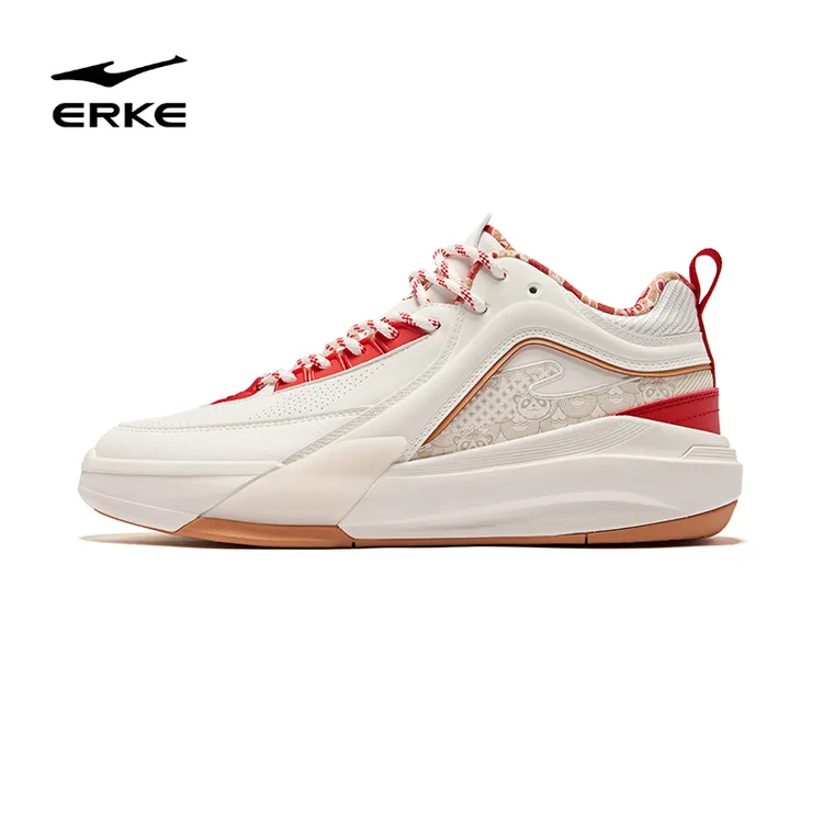 电池熊猫5鸿星尔克男鞋秋冬保暖高帮板鞋户外皮面防水防滑休闲鞋