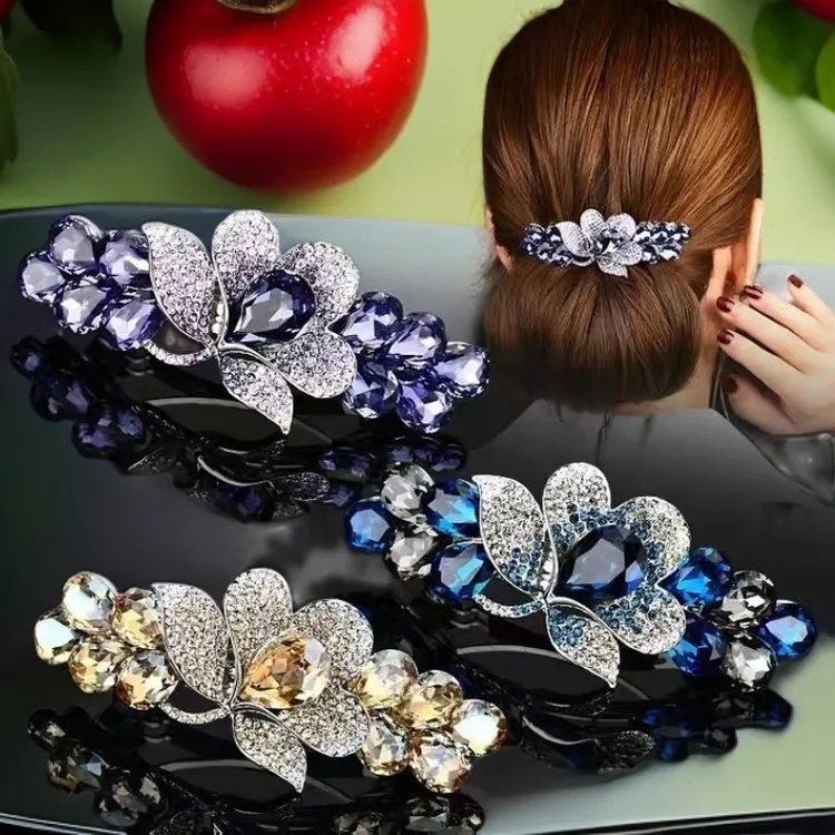 少女风一字夹日韩女顶夹发夹横夹饰品气质韩版头饰发卡百搭优雅