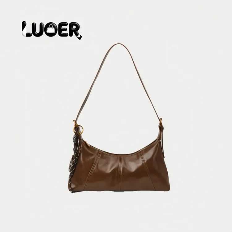 秋冬腋下包单肩包时尚新款法棍包美拉德色斜跨百搭通勤