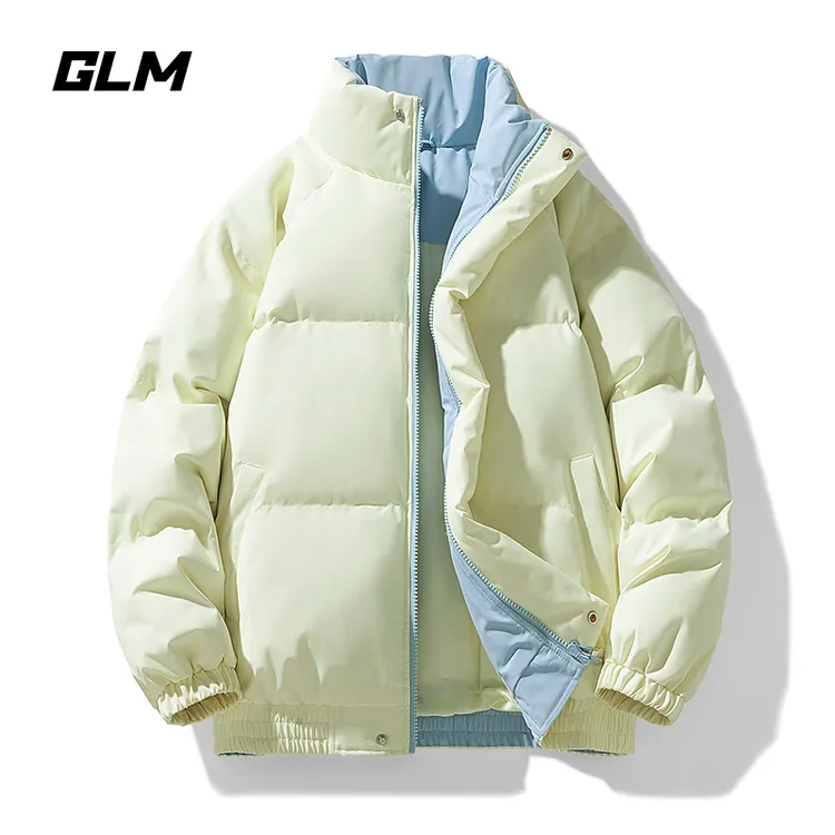 【敖瑞鹏代言】GLM拼色立领棉服外套男女款冬季新款保暖棉袄子棉衣